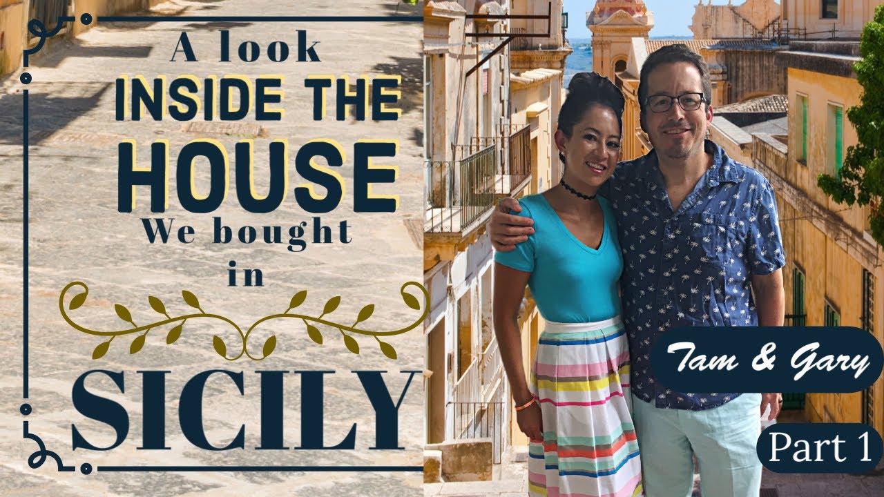 Inside the house we bought in Sicily after seeing the 1 Euro Houses -  a private sale home in Italy