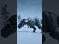 What If a Trex Was Dropped Into the Arctic? ❄️ #dinosaurs #trex