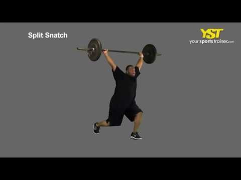 Split Snatch Barbell