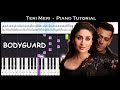 TERI MERI Piano Tutorial Sheet Music With English Notes MIDI TERI MERI Piano Tutorial Sheet Music With English Notes MIDI