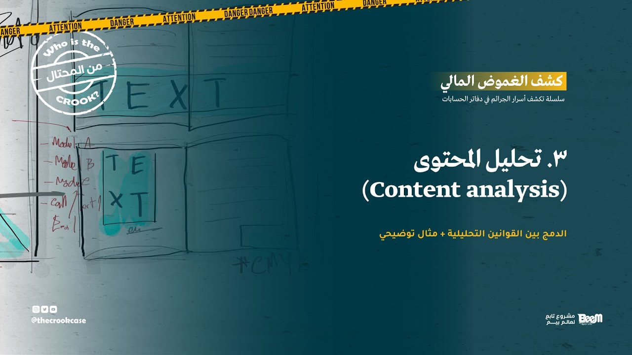 كشف الغموض المالي: تحليل المحتوى