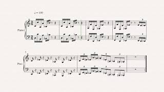 Super Mario Bros. (NES) - Underworld Theme - Piano Sheet Music