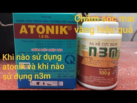 Khi nào dùng atonik và khi nào dùng n3m hiệu quả | Foci