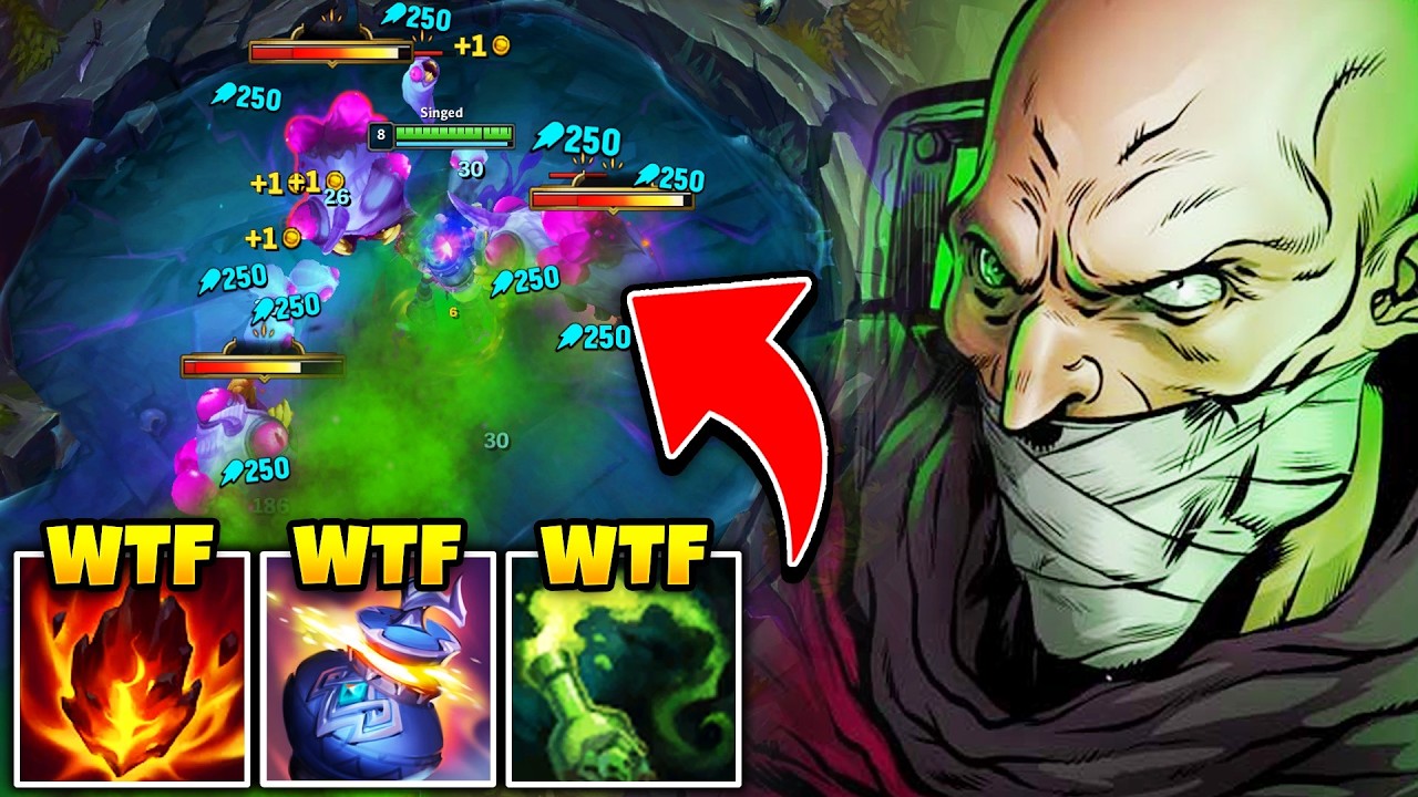 This genius Singed build steals Void Grubs with ZERO effort (ABUSE THIS WHILE YOU CAN)