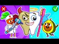 😁 Dentist Check Up - Protect Your Teeth 🦷 and Learn Other Healthy Habits for Kids with Pit & Penny 🥑