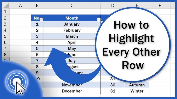 5 Ways To Highlight Every Other Row In Excel Quick 2024