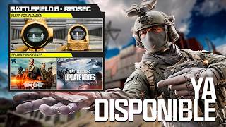 NUEVA ACTUALIZACIÓN en  BATTLEFIELD 6  y REDSEC ¿Arreglaron el juego?