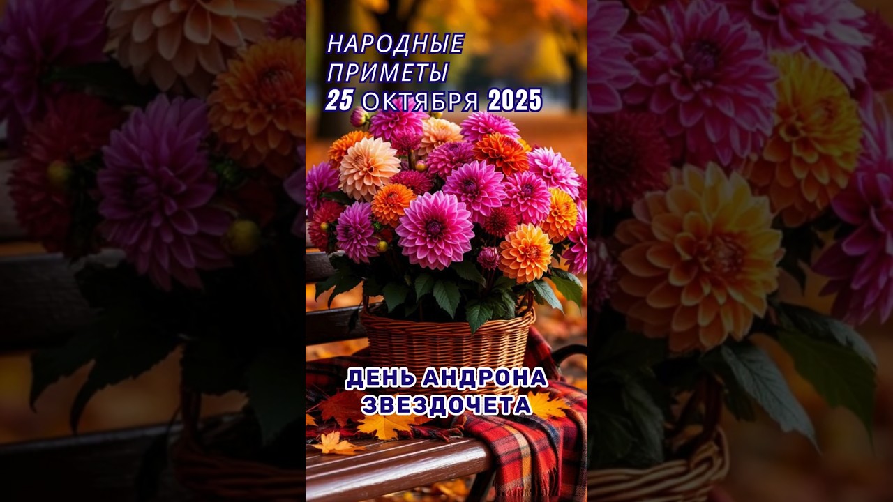 Какие приметы на 25 октября 2025 года?