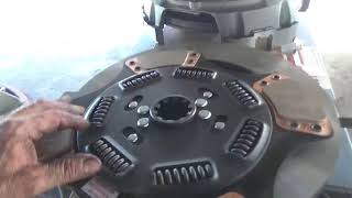 Replace clutch on big truck. (part 4) Install clutch.