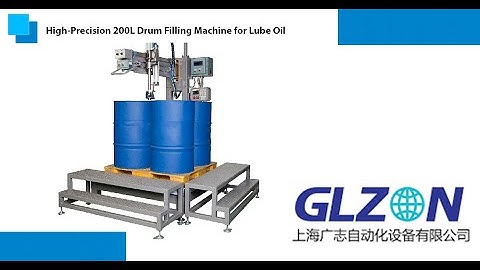 High-Precision 200L Drum Filling Machine for Lube Oil | Automatic Lubricant Filling System
