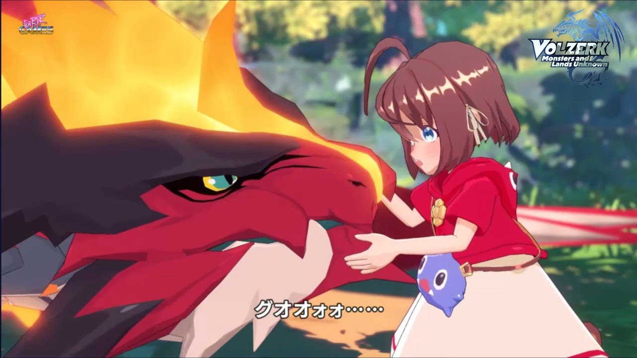 Volzerk Monsters and Lands Unknown (JP) Gameplay (Android) like Monster Hunter stories but ARPG