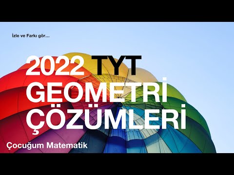 2022 TYT GEOMETRİ SORU ÇÖZÜMLERİ(PDF AÇIKLAMADA)