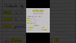 Python Quiz #python #programming #coding