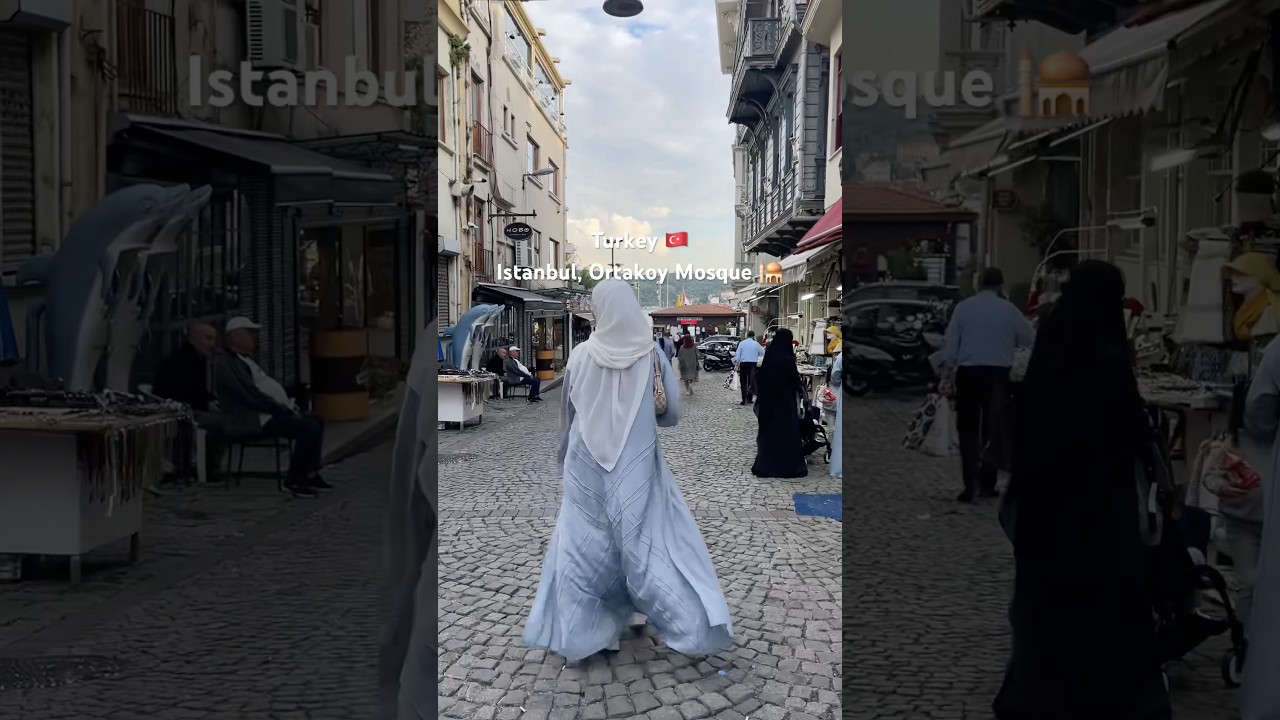Breathtaking Bosphorus views at the iconic Ortaköy Mosque! 🕌🌊