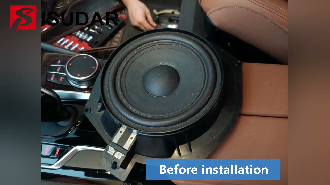 ISUDAR Underseat Subwoofer For BMW E60 E70 E81 E90 F10 F20 F30 Series