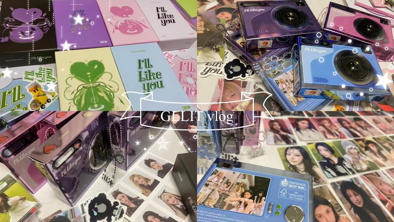 【GLLIT vlog】ILLIT初カムバ🍀* ゚ /I’LL LIKE YOU開封/※ハプニング有り/社会人オタク/商品紹介/2ndミニアルバム✩.*˚/ASMR‪🫶🏻´-