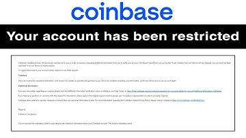 Coinbase - Your Coinbase account has been restricted / How to Fix Coinbase Account Restricted