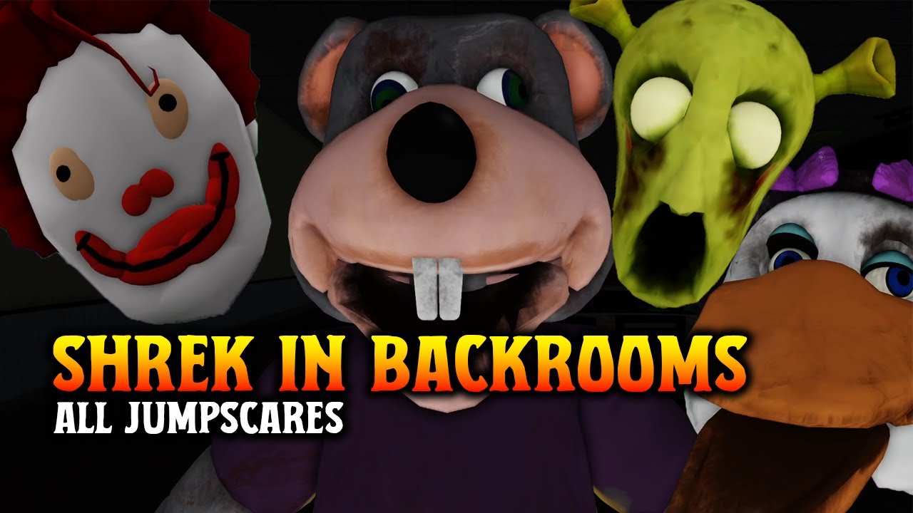 Roblox Shrek In The Backrooms New Level 12 The Musky Crab Entity Jumpscare  Scene New Update 