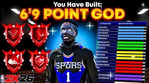 This 6’9 DEMIGOD ISO BUILD WILL BREAK NBA 2K26… OVERPOWERED BEST ISO LOCK BUILD 2K26