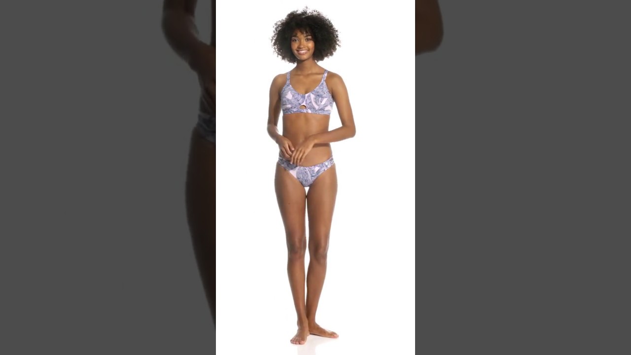 Hurley Quick Dry Lush Surf Bikini Bottom | SwimOutlet.com