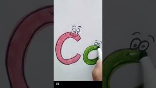 Coloring Letter C for Kids | Learn the Alphabet with Fun Colors#easycoloring