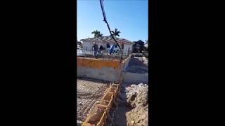 How to Build in Florida to Hurricane codes pouring the concrete Slab