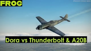 FW190D9 Vs P47 & A20B  IL2 Battle of Bodenplatte