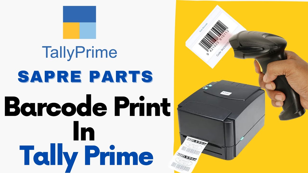 Sapre Parts in Automobiles Barcode Print in Tally - YouTube