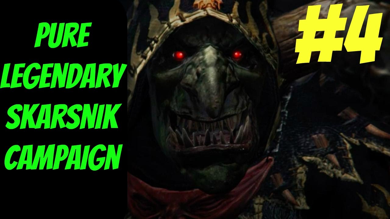lets play a little game Pure Legendary Skarsnik Campaign #4 -- Total War: Warhammer