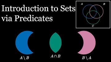 Introduction to Sets via Propositional Logic [Discrete Math Class with visuals]