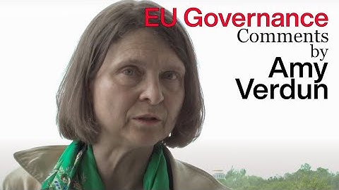 Economic Integration in the EU: Comments by Amy Verdun