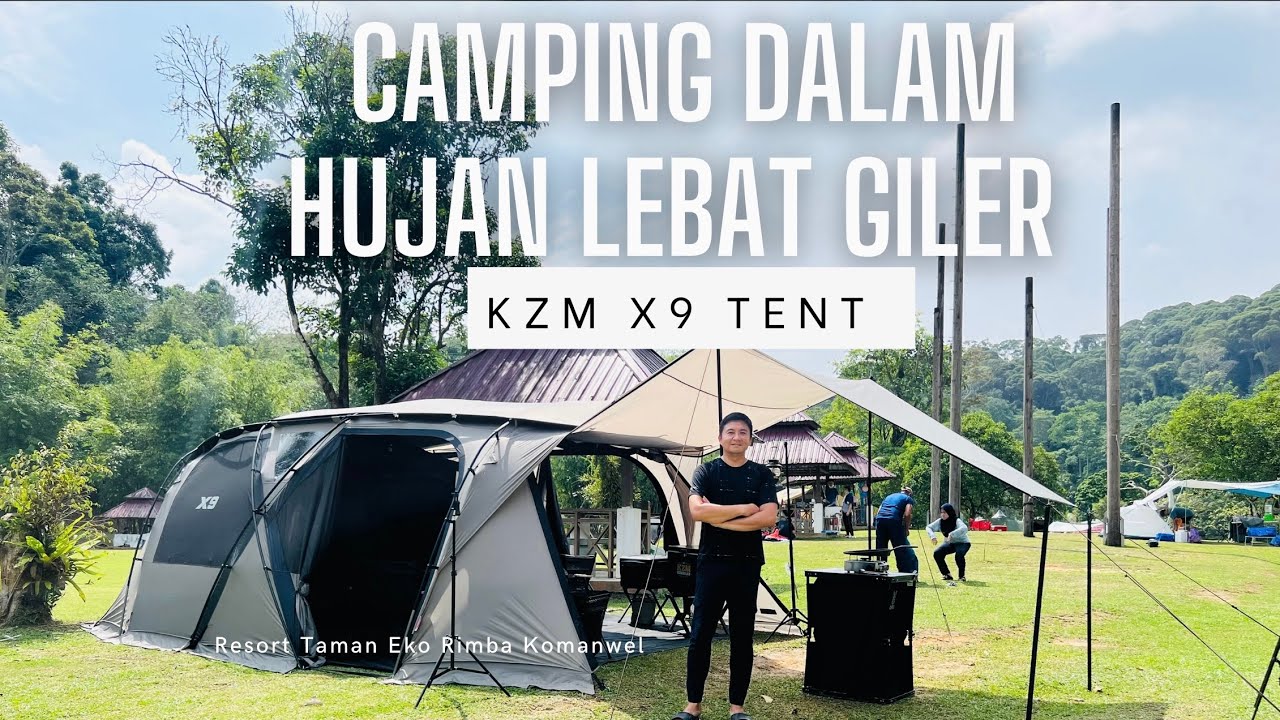 KZM X9 Family Camping di Resort Taman Eko Rimba Komanwel #familycamping #kzm