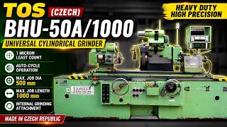 TOS (Czech) BHU-50A Heavy Duty Universal Cylindrical Grinder - Diameter 500 mm × 1000 mm Length