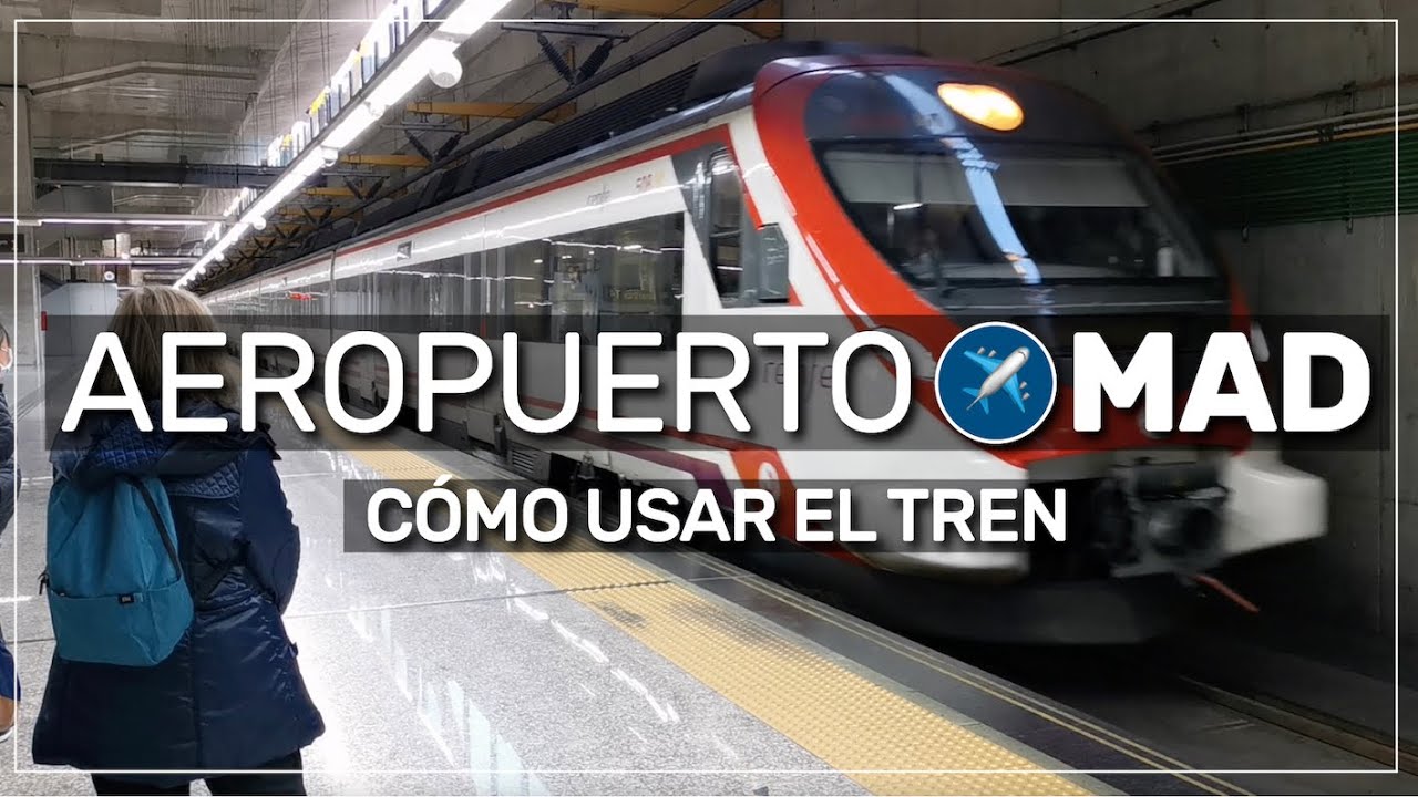 🚆 el tren del aeropuerto de MADRID | paso a paso #139