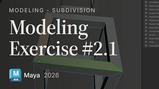 Subdivision Modeling Exercise #2 (Low Poly) Update