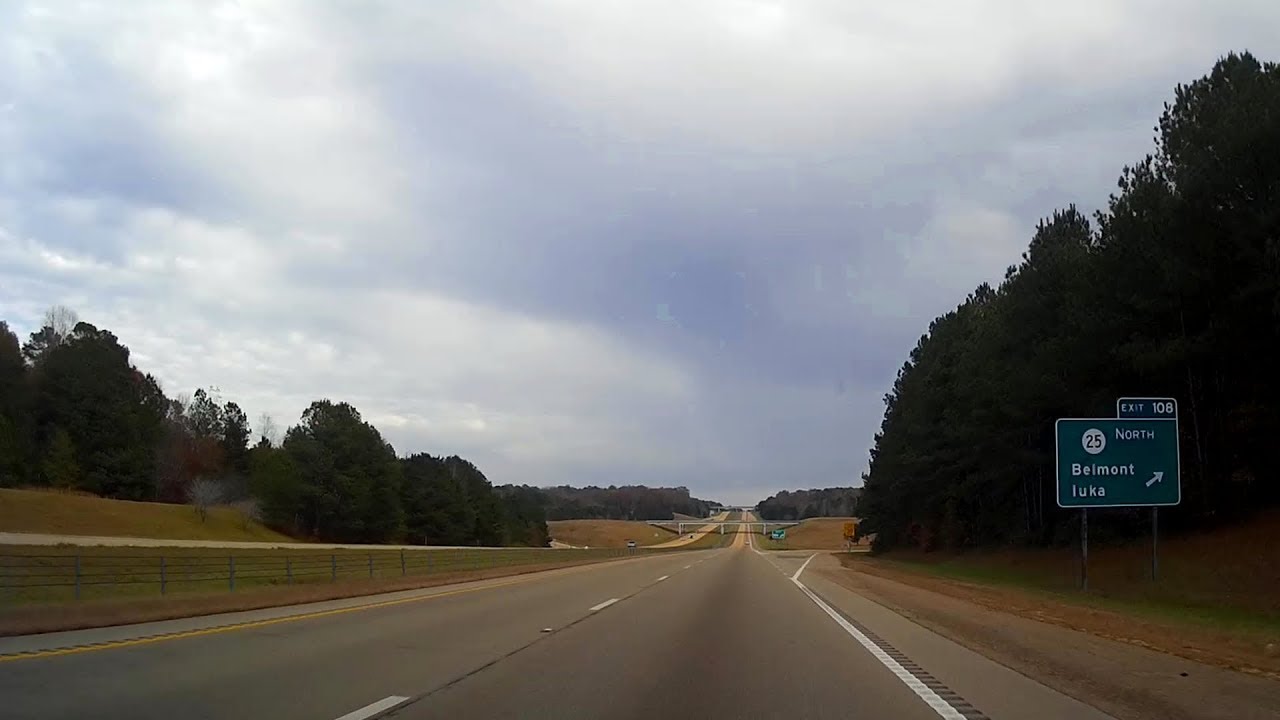 Road Trip 247 I22 East Exit 101, Peppertown, MS to Alabama State