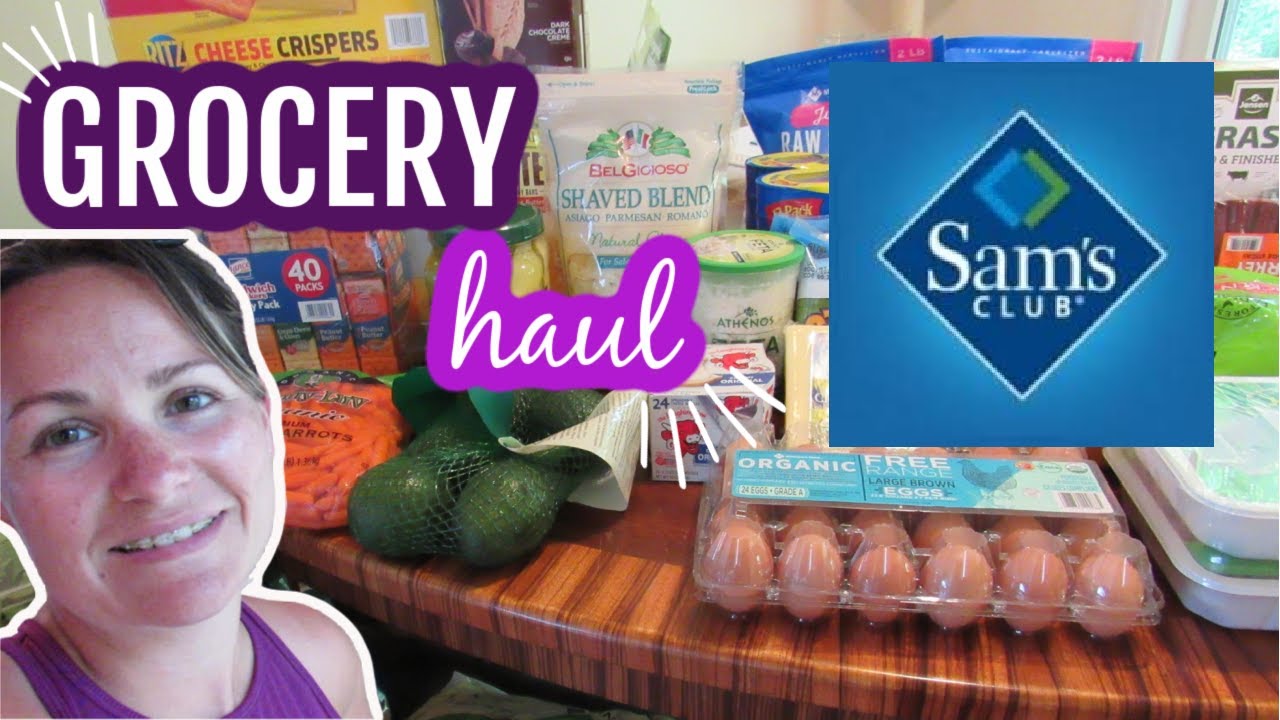 MASSIVE SAM'S CLUB MONTHLY GROCERY HAUL // SAM'S CLUB GROCERY HAUL // AUGUST 2020
