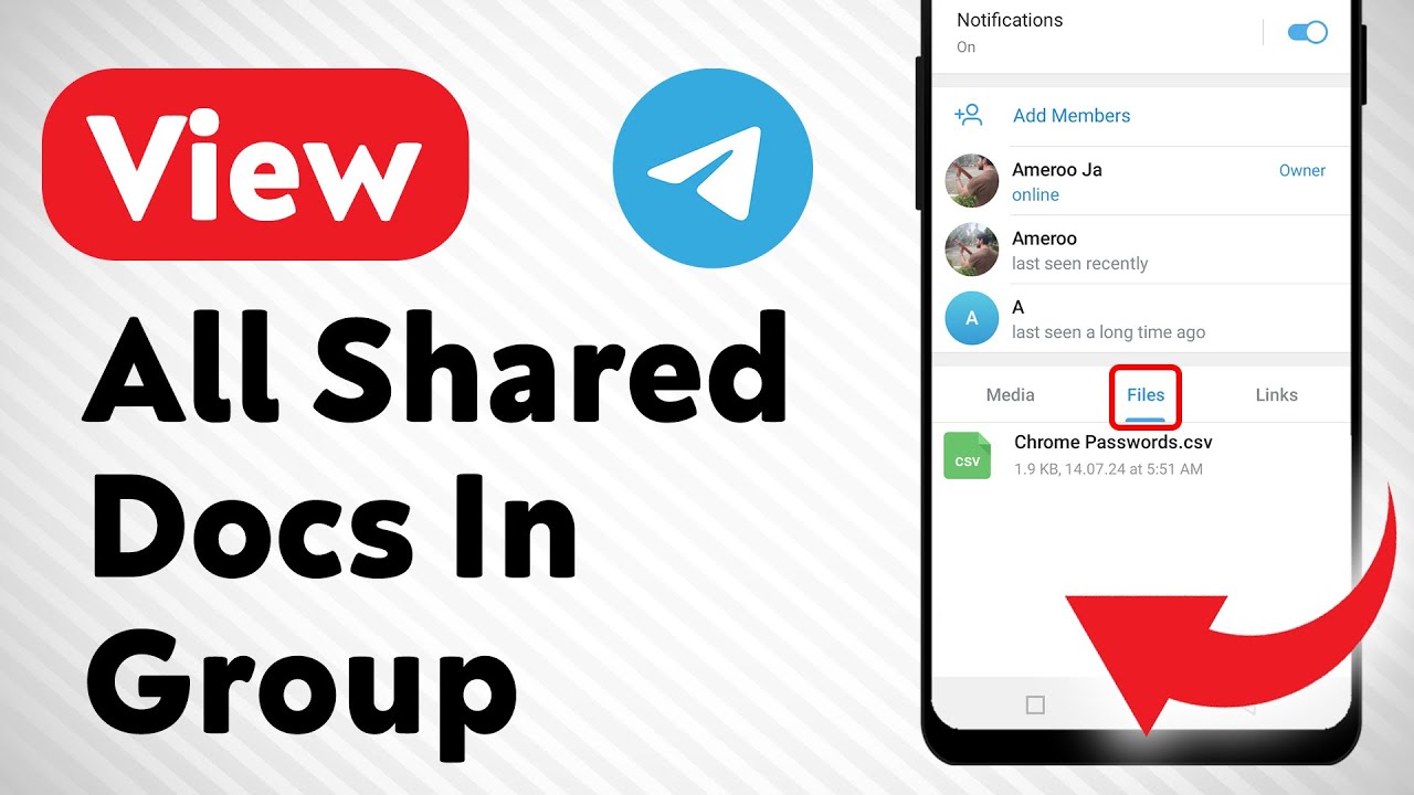 How to View All Shared Docs In Telegram Group (Updated) - YouTube