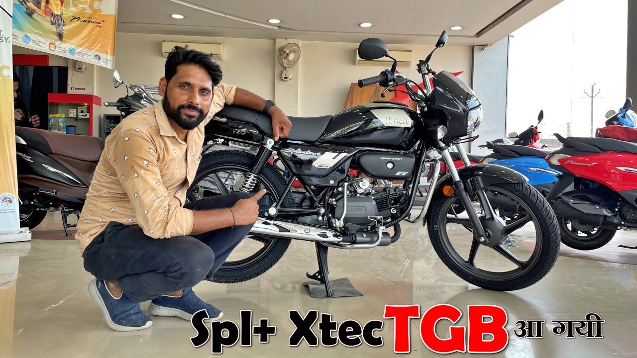 New Hero Splendor Plus Xtec TGB Launch | SPl+ Xtec New Featurs | On ...