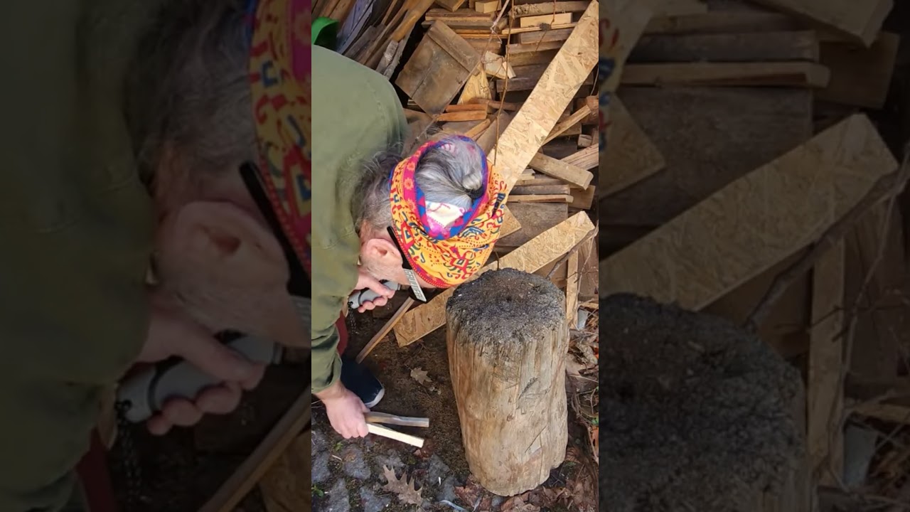 Bushcraft und Outdoor Messer aus dem Lidl für 3,99 € inklusive Feuerstahl