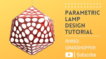 Parametric Lamp Design Grasshopper Weaverbird Tutorial | Rhino