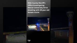 Bibb County Sheriff's Office investigating shooting on Wednesday night that injured 29yo woman #GA