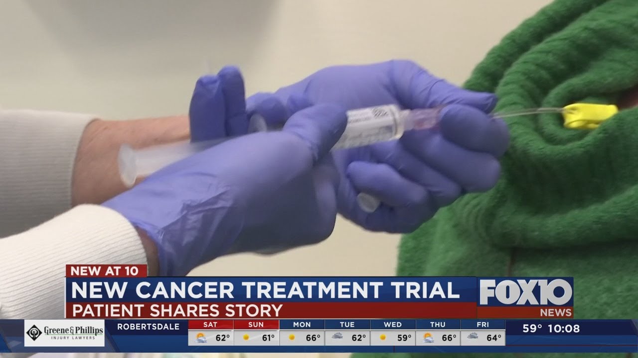 New cancer treatment trial: Patient shares story