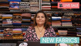 🧵✂️ NEW FABRICS - 🎥 OLGA'S CLOSET LIVE SALE 11/12/21