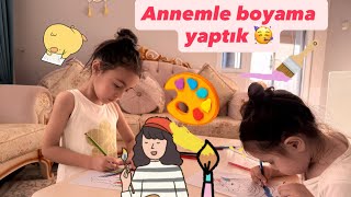Resim yarışması bu sefer annemle 🥳 #keşfet