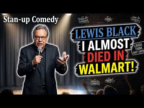 Lewis Black's First Time at Walmart Will Make You Cry Laughing! | Lewis Black Stand Up Comedy
