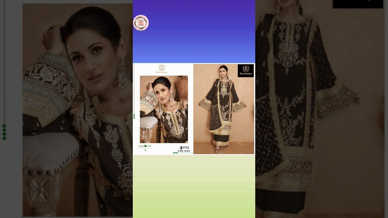 💜Original online Pakistani suit design 💜|