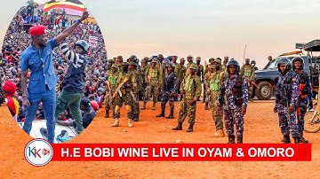 LIVE NOW:  BOBI WINE IN OYAM AND OMORO