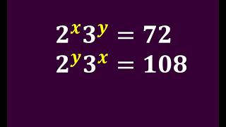 You Don’t Need to Find x or y to Solve This Can You Spot the 1-Step Trick 2^x·3^y = 72