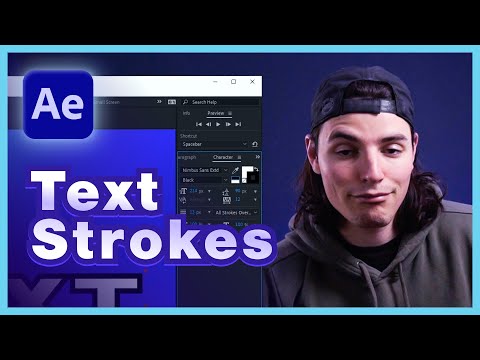 Text Strokes in After Effects (it's easy)